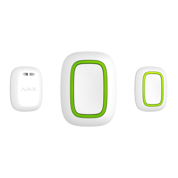 Ajax Superior Button S, white/black